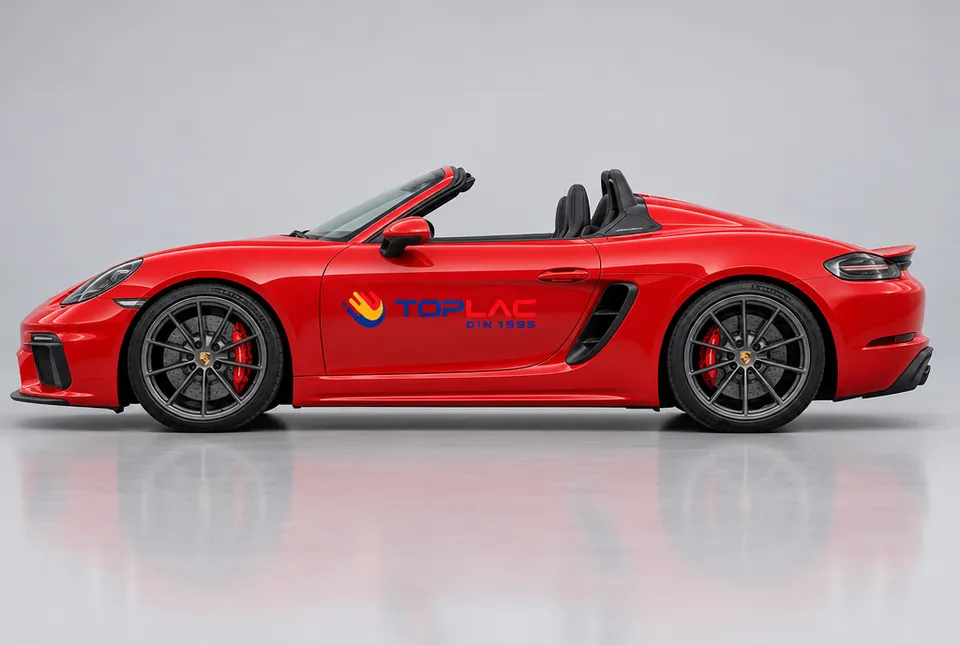 Porsche 718 Spyder din flota de mașini la schimb Top Lac